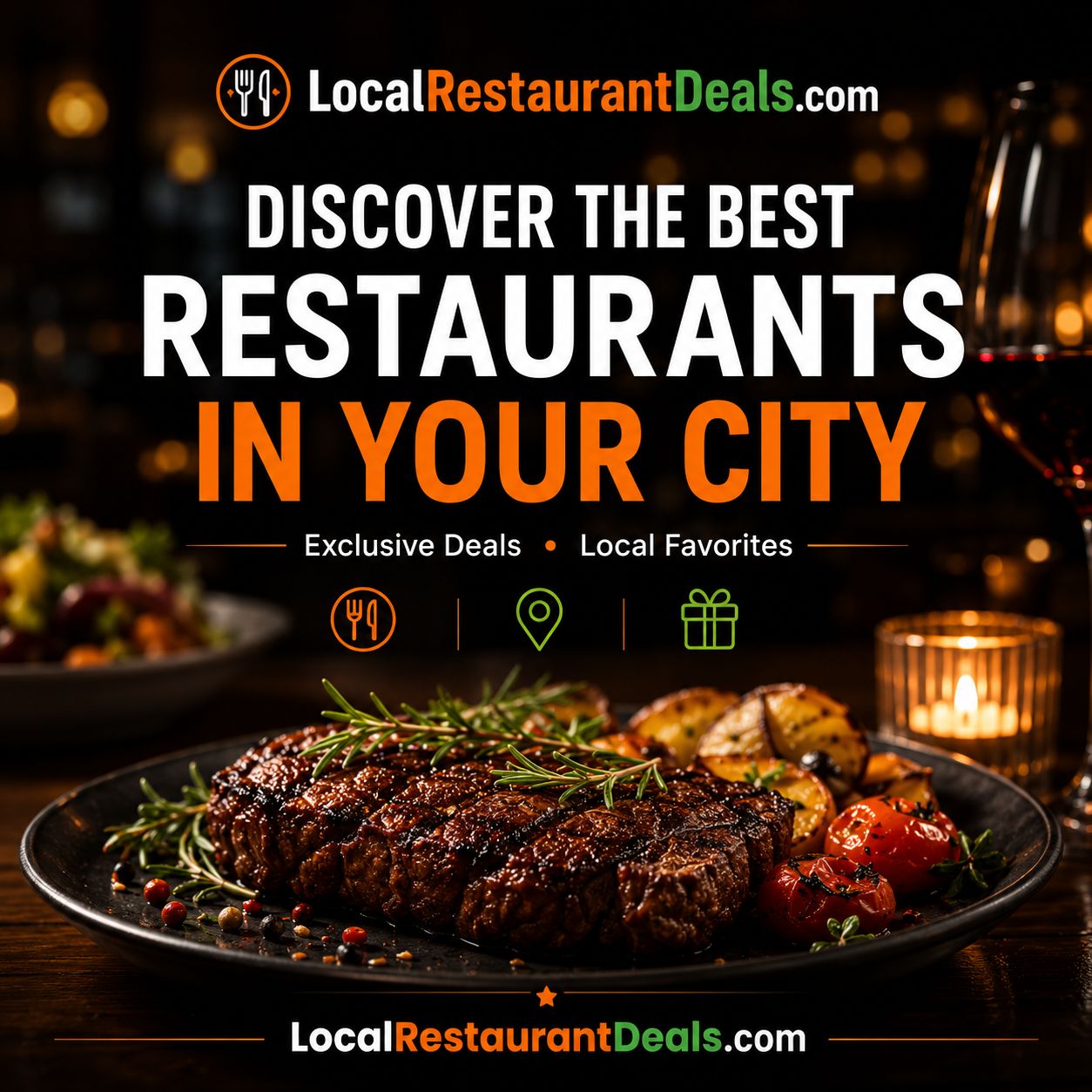 LOCAL RESTAURANTS EXCLUSIVE DEALS ONE PLACE