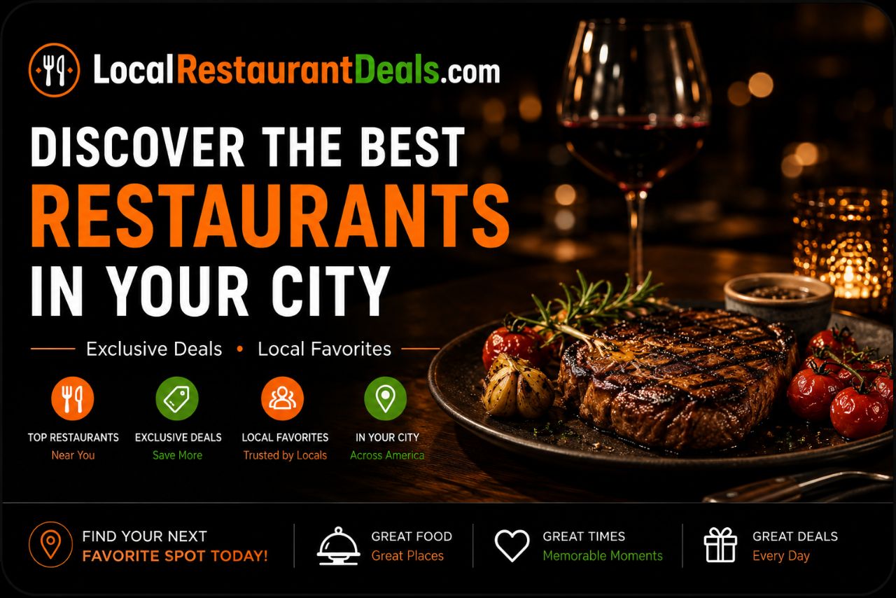 LOCAL RESTAURANTS EXCLUSIVE DEALS ONE PLACE