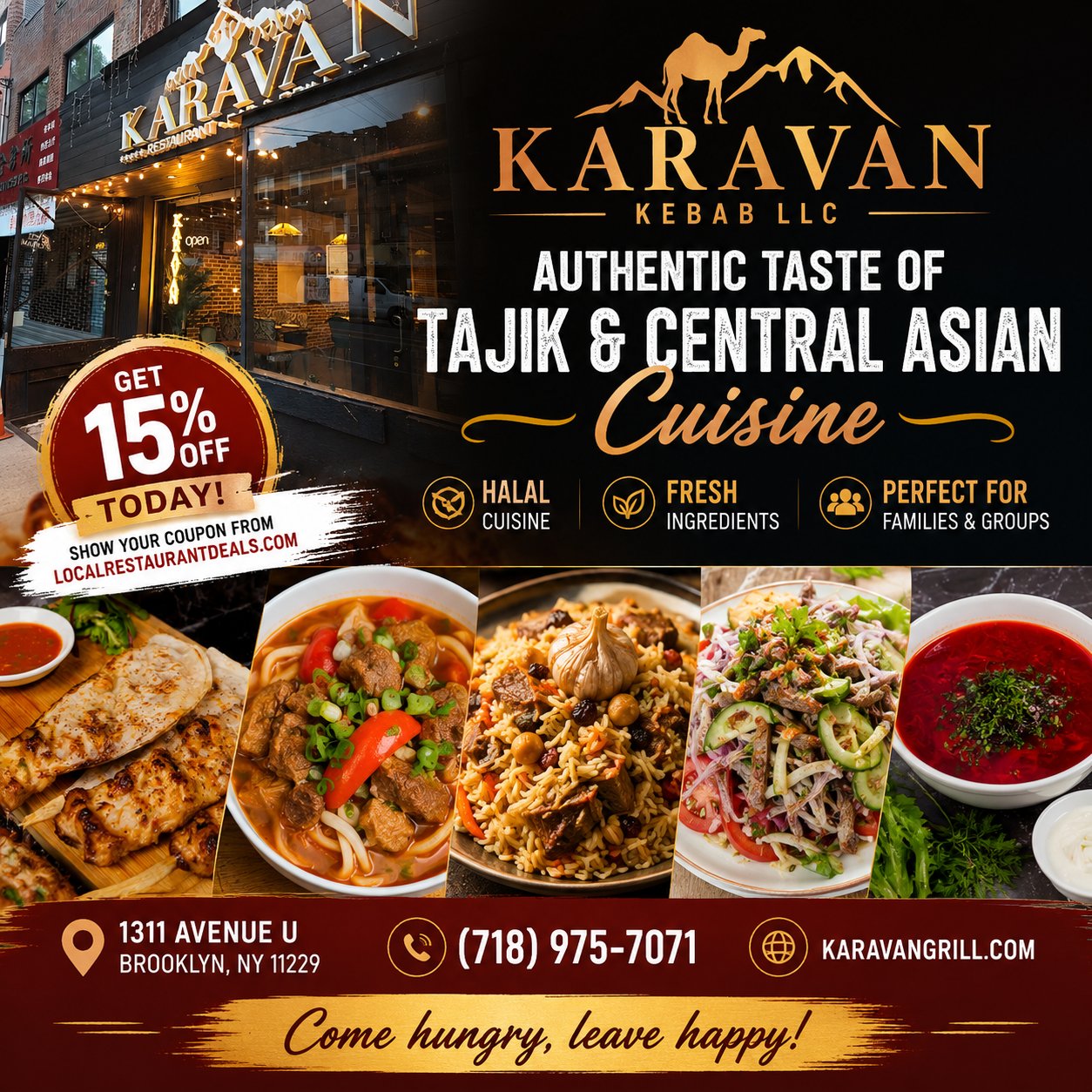 π₯ Experience the Authentic Taste of Tajik Cuisine in Brooklyn!
